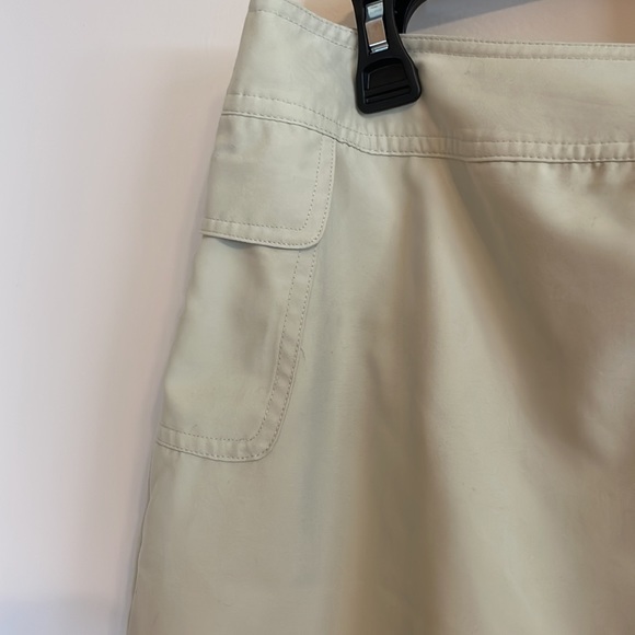 IZOD Womens 12 Skort Lime Green Buttons on the Side Pocket - Picture 5 of 6